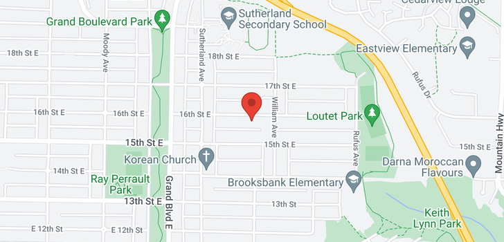 map of 763 E 16TH STREET